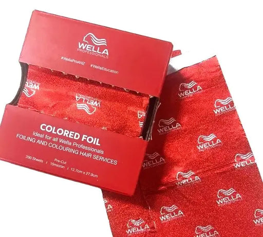 Wella Professionals Pre-Cut Red Colored Foil