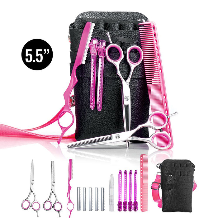 Iceman Star Slayer 5.5” Hairdressing Scissors Set Pink