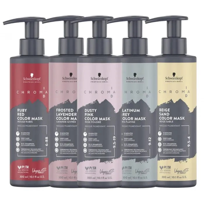 Chromium Indesign Mask Schwarzkopf Chroma ID Colour Masks — Beauty Supply Group