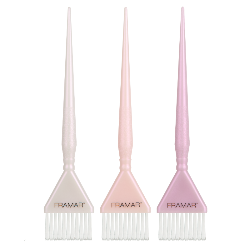 Framar Glazed Donut Triple Threat Brush Set