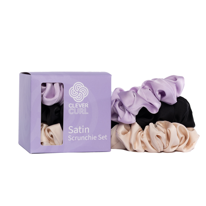 Clever Curl Satin Scrunchie Set