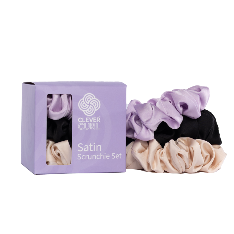 Clever Curl Satin Scrunchie Set