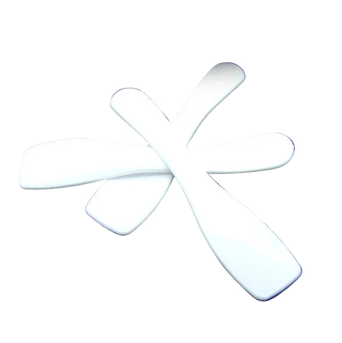LimeLily Disposable White Scoop Spatulas