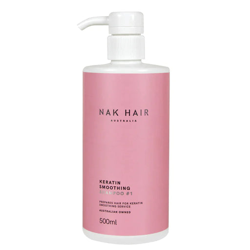 Nak Hair Keratin Smoothing Shampoo - Step 1