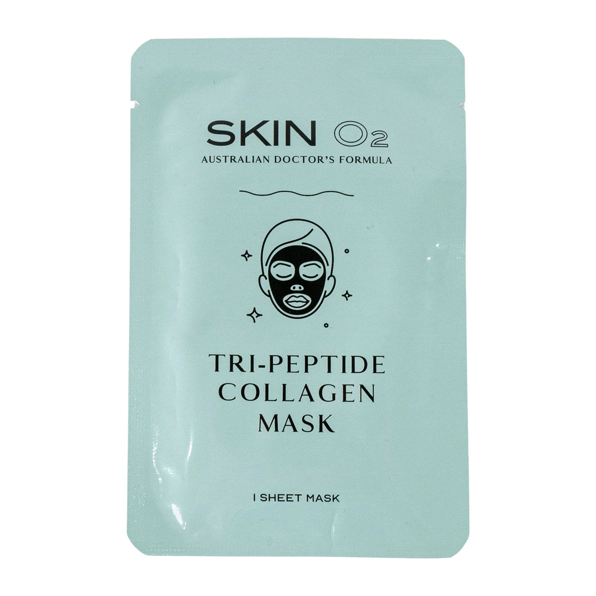 Skin O2 Tri-Peptide Collagen Single Sheet Mask — Beauty Supply Group