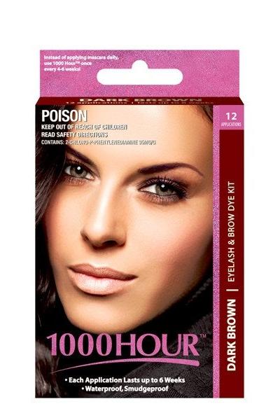1000 Hour Dark Brown Eyelash & Brow Dye Kit