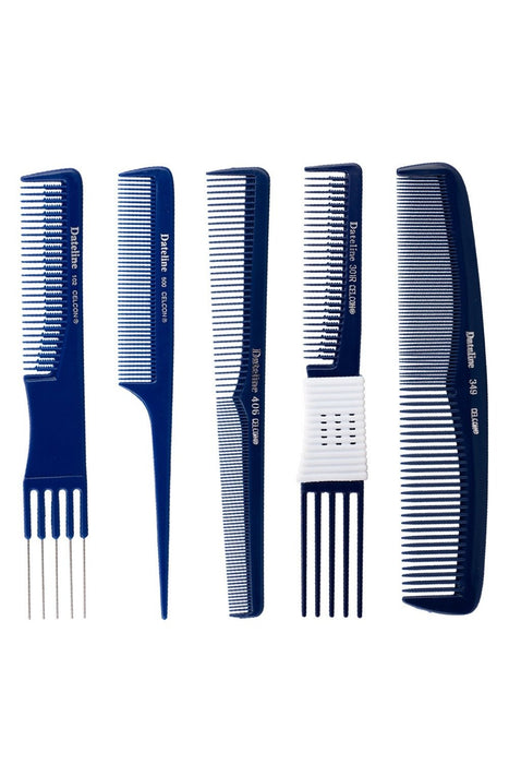 Blue Celcon 407 Styling Comb - 21.5cm