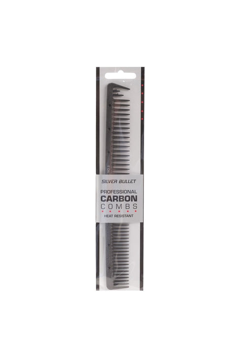 Silver Bullet Professional Carbon Extra Wide Teeth Hair Comb