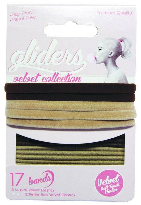 Gliders Velvet Soft Touch Elastics