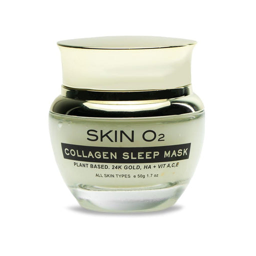 Skin O2 Sleep Mask 24K Gold, Collagen+ HA