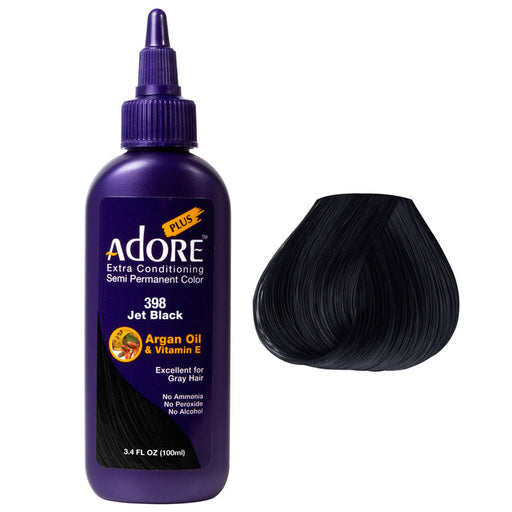 Adore Plus Semi Permanent Hair Color Jet Black