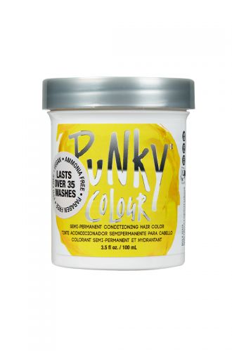 Punky Colour Semi-Permanent Conditioning Hair Colour - Bright Yellow