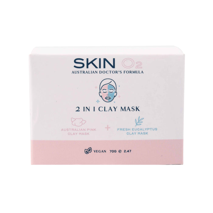 Skin O2 - 2 in 1 Clay Mask