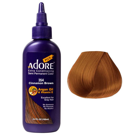 Adore Plus Semi Permanent Hair Color Cinnamon Brown