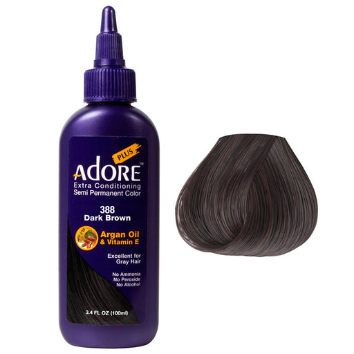 Adore Plus Semi Permanent Hair Color Dark Brown