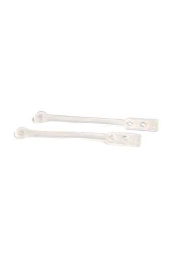 HairFX Flat/Long Clear Perm Rubbers