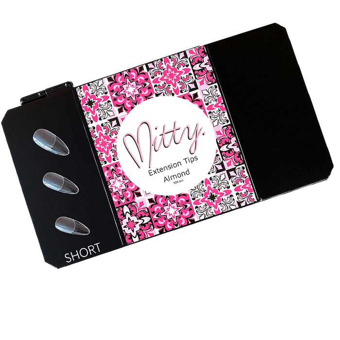 Mitty Almond Full Cover Nail Tips