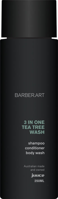 Juuce Barber Art 3 in One Tea Tree Wash