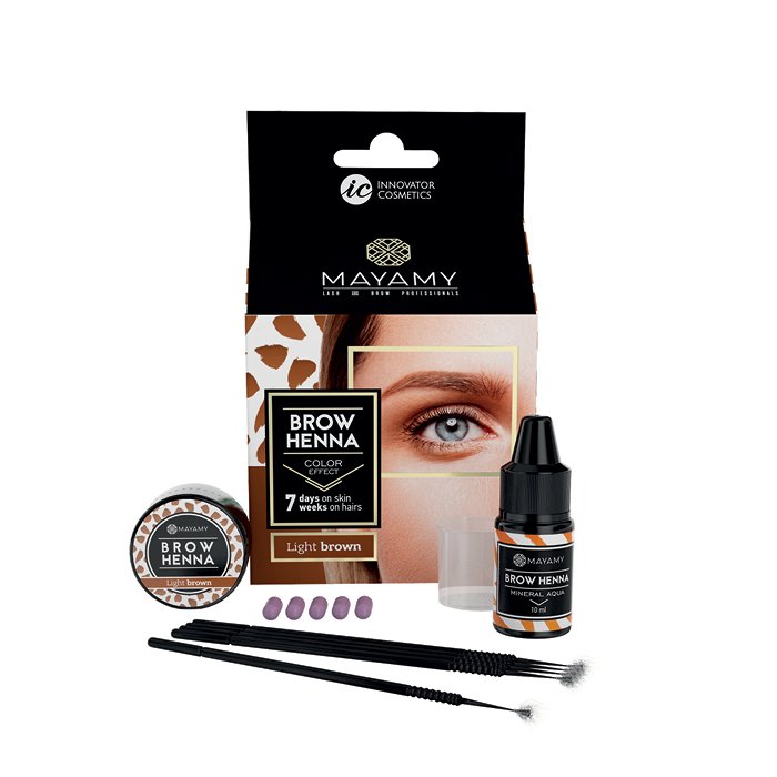 Mayamy Brow Henna Trial Set Light Brown