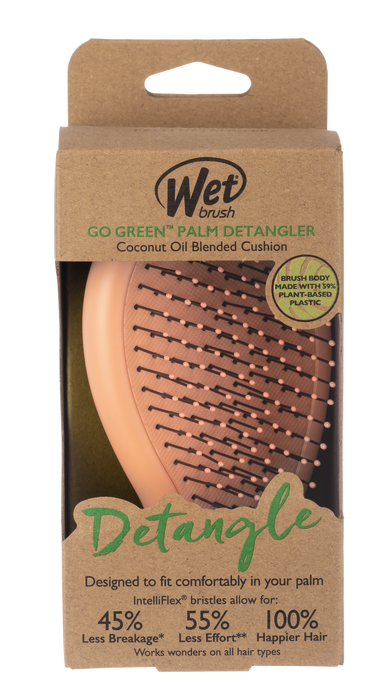 Wet Brush Go Green Palm Detangler - Orange