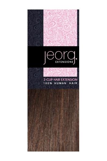 Jeorg. 2 Clip Human Hair  20 Inch