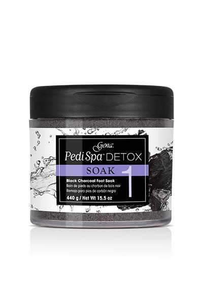 Gena PediSpa Detox Black Charcoal Foot Soak