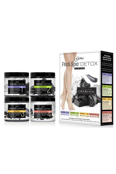 Gena PediSpa Detox Black Charcoal Intro Kit