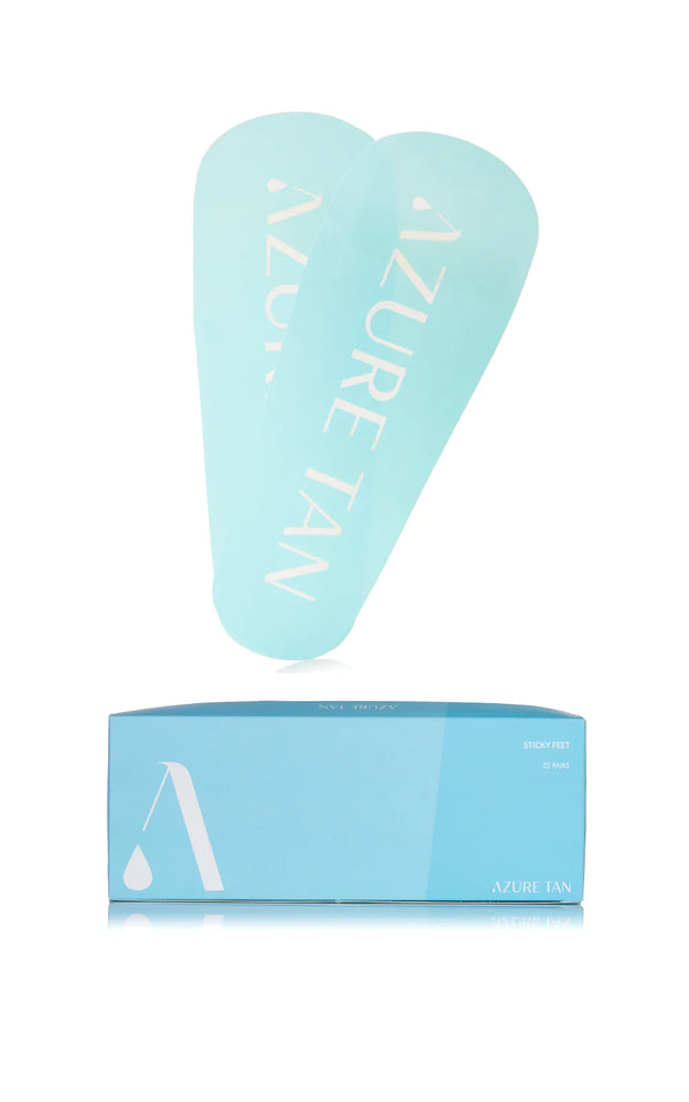 Azure Tan Sticky Feet - 25 Pairs