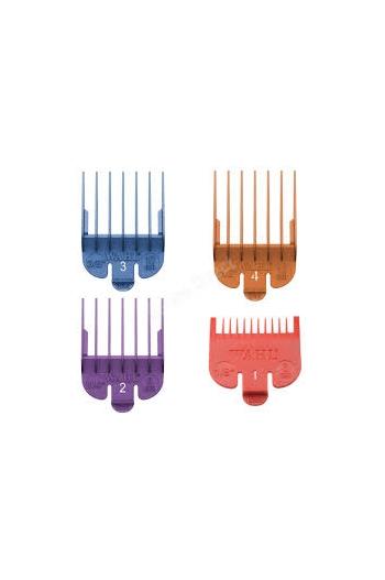 Wahl Coloured Plastic Attachment Combs Bag