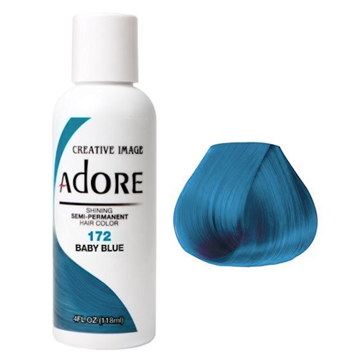 Adore Semi Permanent Hair Colour Baby Blue