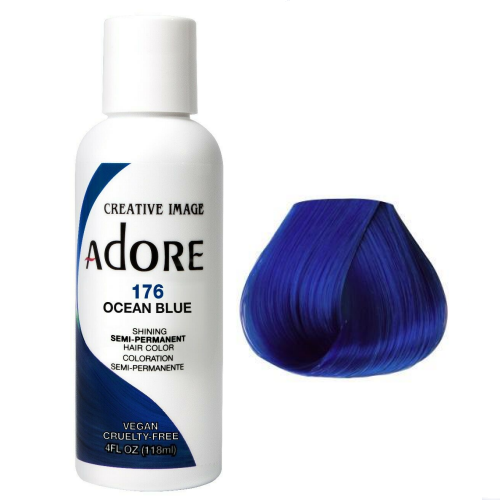Adore Semi Permanent Hair Colour Ocean Blue