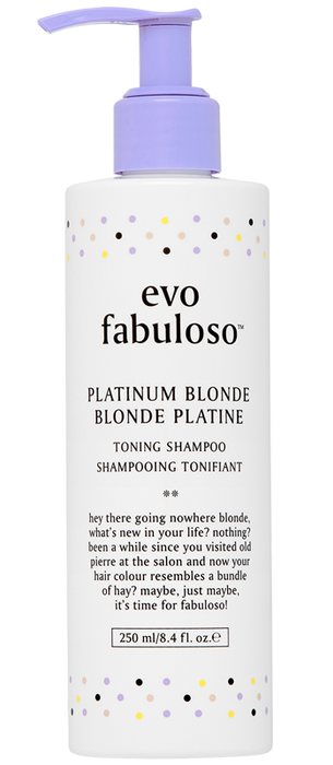 Evo Fabuloso Platinum Blonde Toning Shampoo