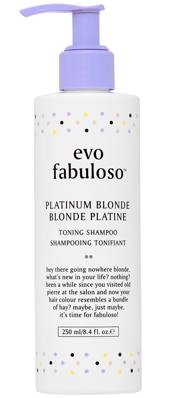 Evo Fabuloso Platinum Blonde Toning Shampoo