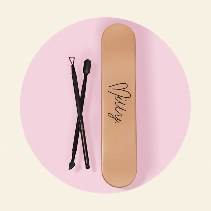 Mitty Gel Polish Scraper & Cuticle Pusher Tool Kit
