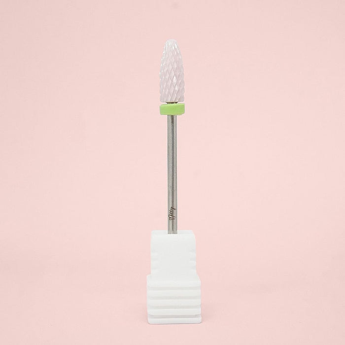 Mitty Pink Ceramic Corn Nail Drill Bit - Coarse