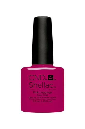 CND Shellac New Wave Collection Pink Leggings